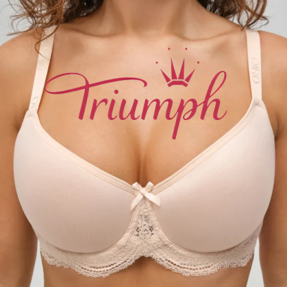 Triumph - 3 kusy 🔥Podprsenka s krajkovými panely pro větší velikosti 2025