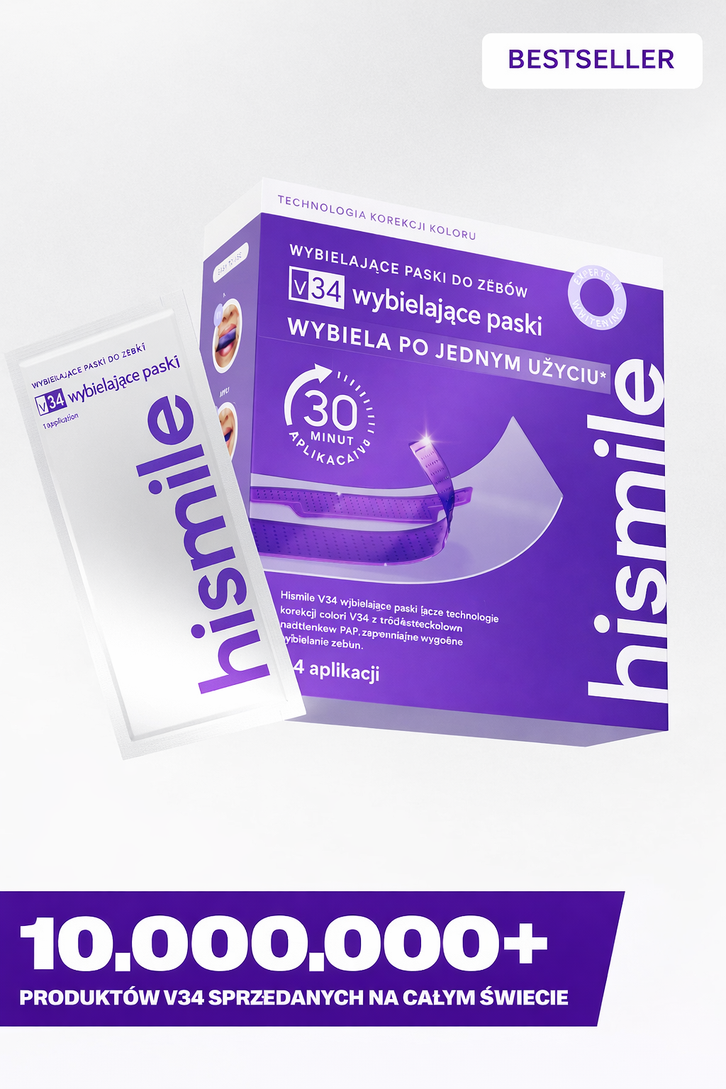 Paski wybielające V34