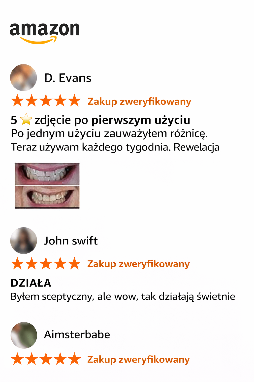 Paski wybielające V34