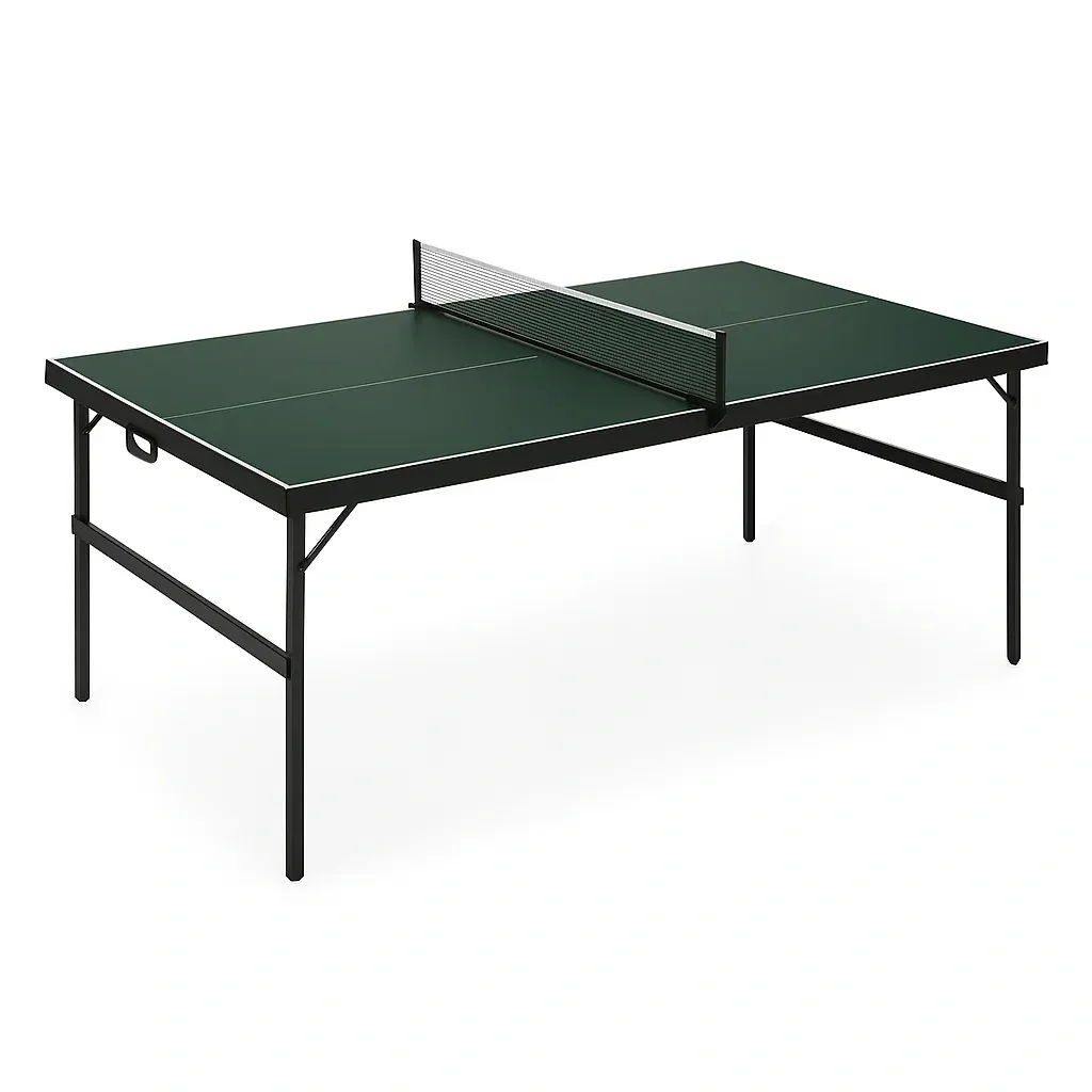 Table de ping-pong pliable en MDF vert-Mobitroa
