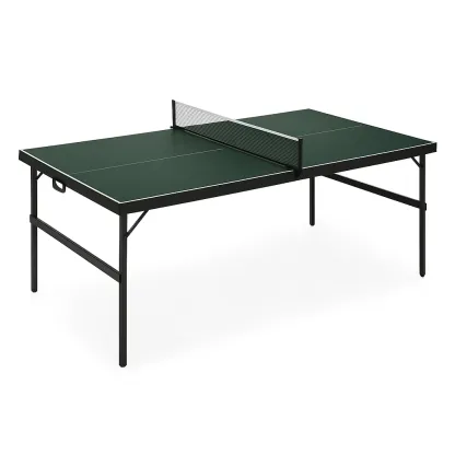 Table de ping-pong pliable en MDF vert-Mobitroa