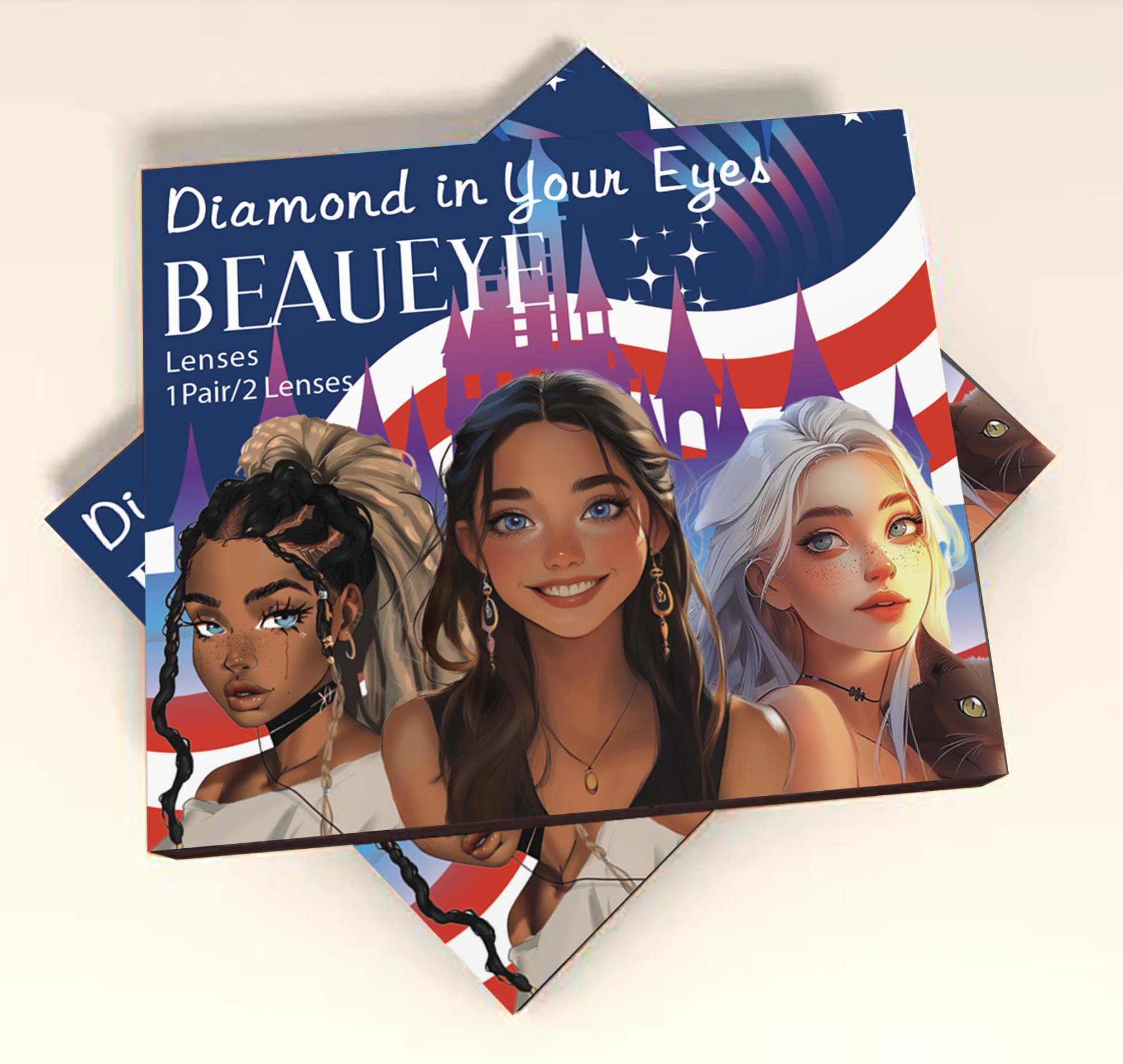 Americano Brown Prescription Coloured Contact Lenses