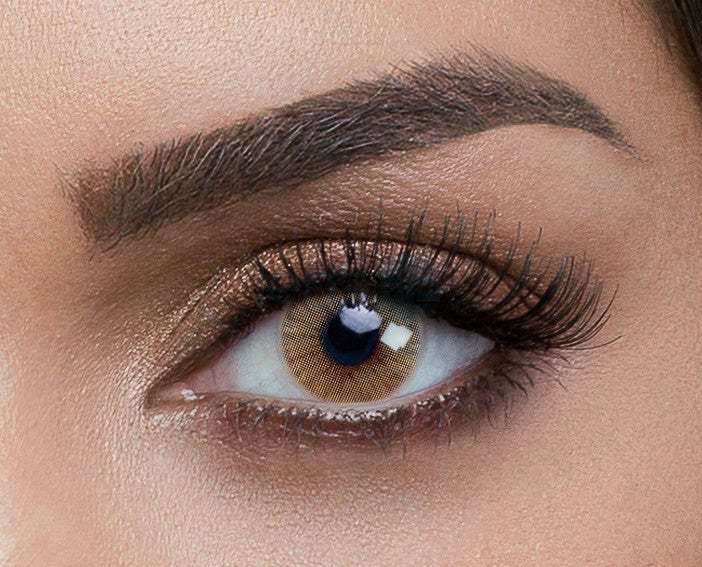Hidrocor AVELA Brown Prescription Coloured Contact Lenses