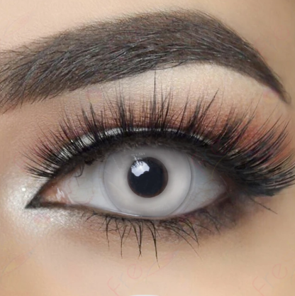 Halloween Whiteout Prescription Coloured Contact Lenses