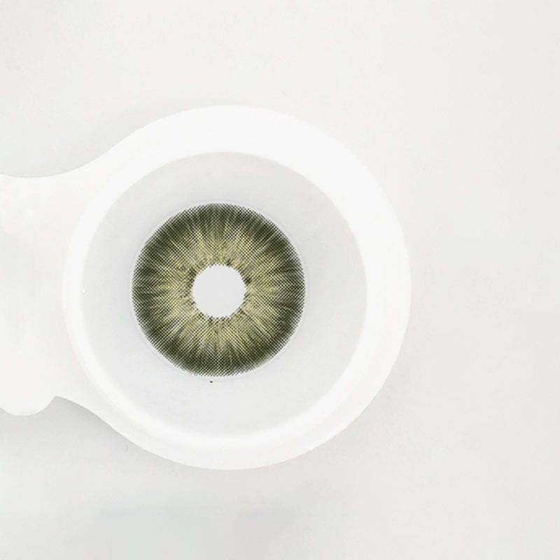 Amazonia Green Prescription Coloured Contact Lenses