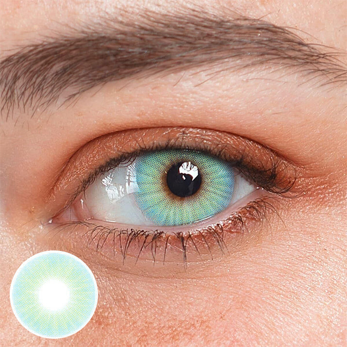 Polar Light Blue Prescription Coloured Contact Lenses