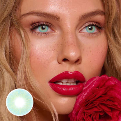 Polar Light Blue Prescription Coloured Contact Lenses