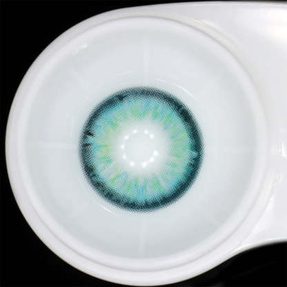 Perla Blue Prescription Coloured Contact Lenses
