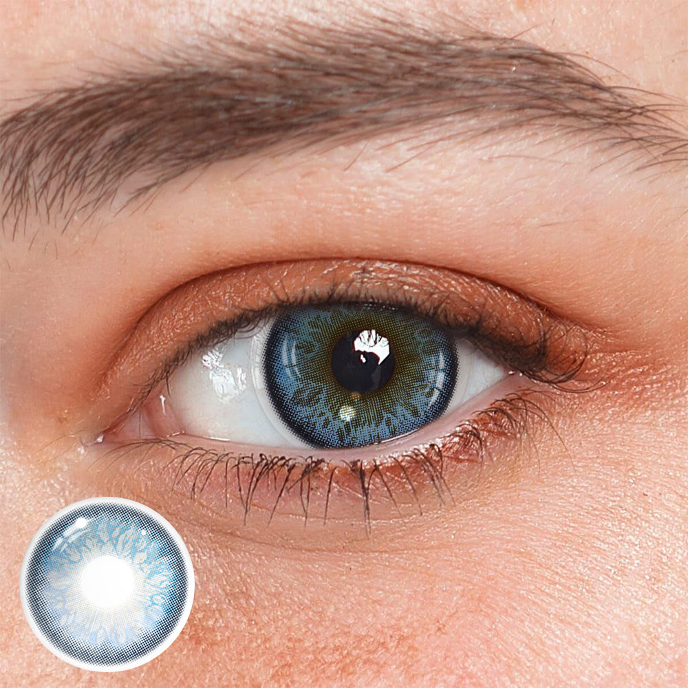 Dione Blue Coloured Contact Lenses
