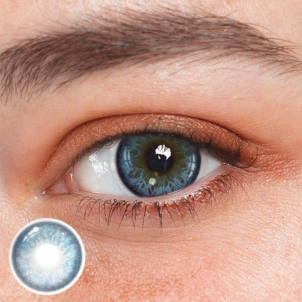 Dione Blue Coloured Contact Lenses