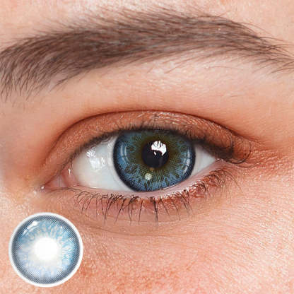 Dione Blue Coloured Contact Lenses