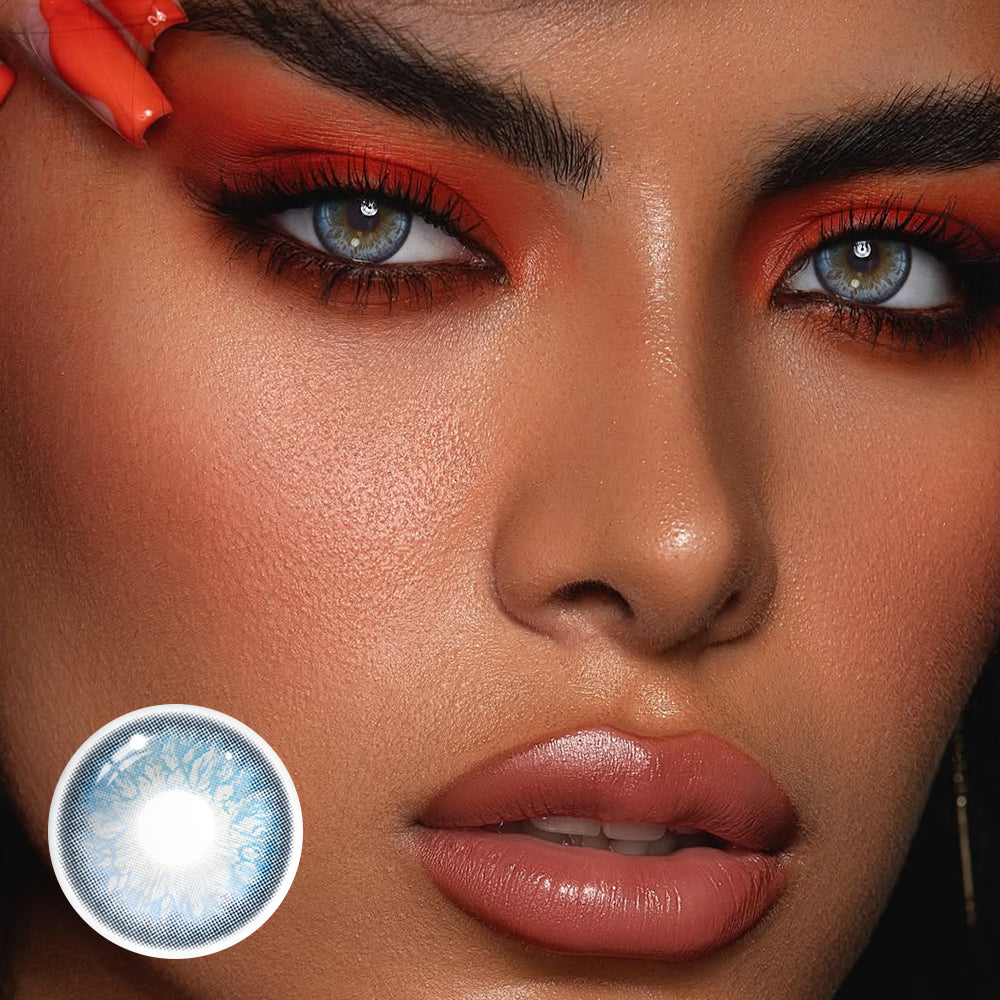 Dione Blue Coloured Contact Lenses