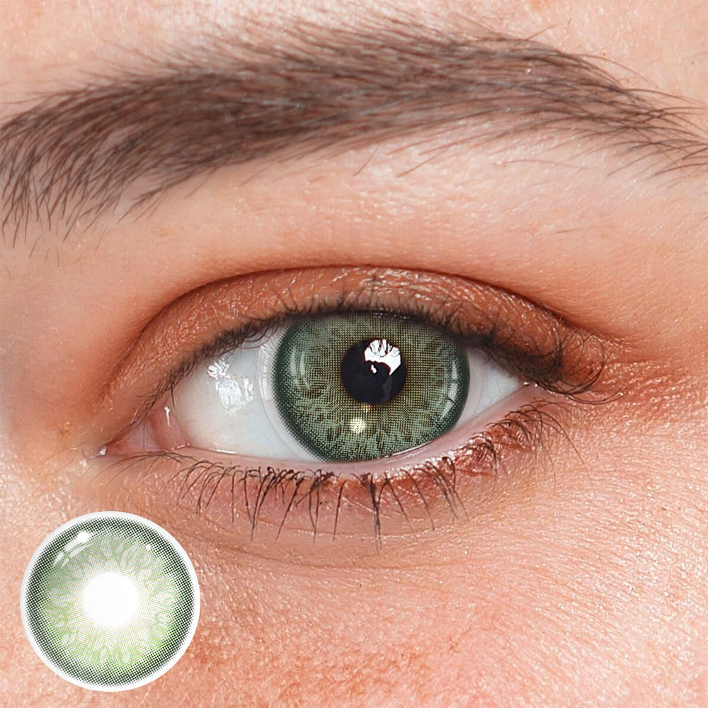 Dione Green Coloured Contact Lenses