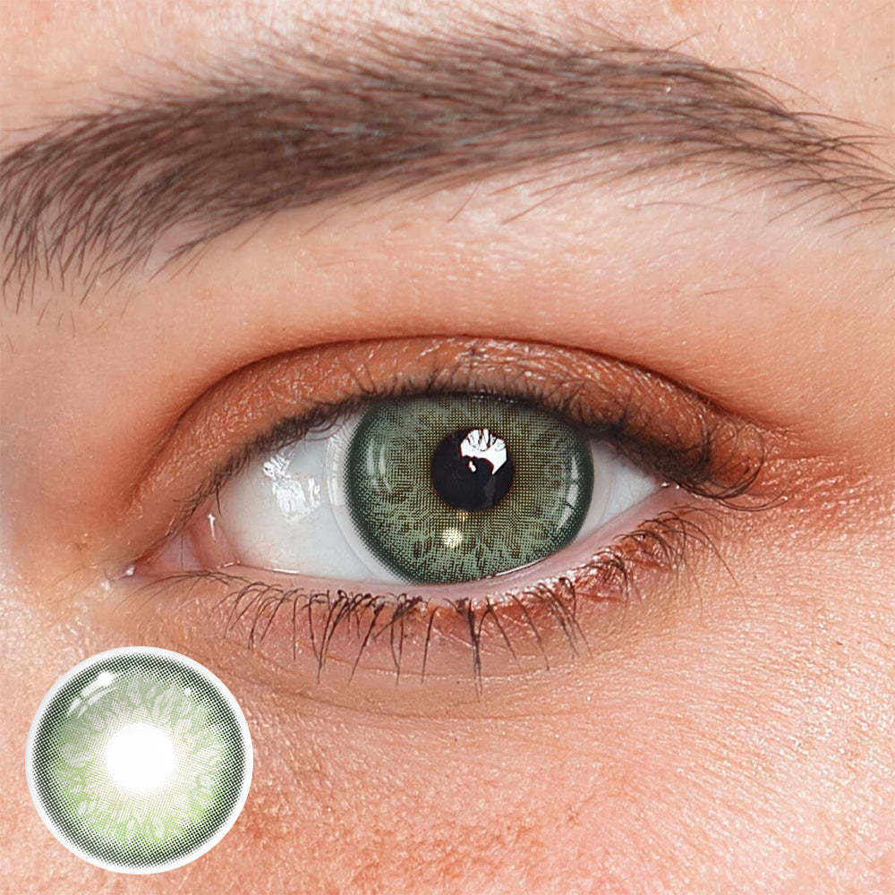 Dione Green Coloured Contact Lenses