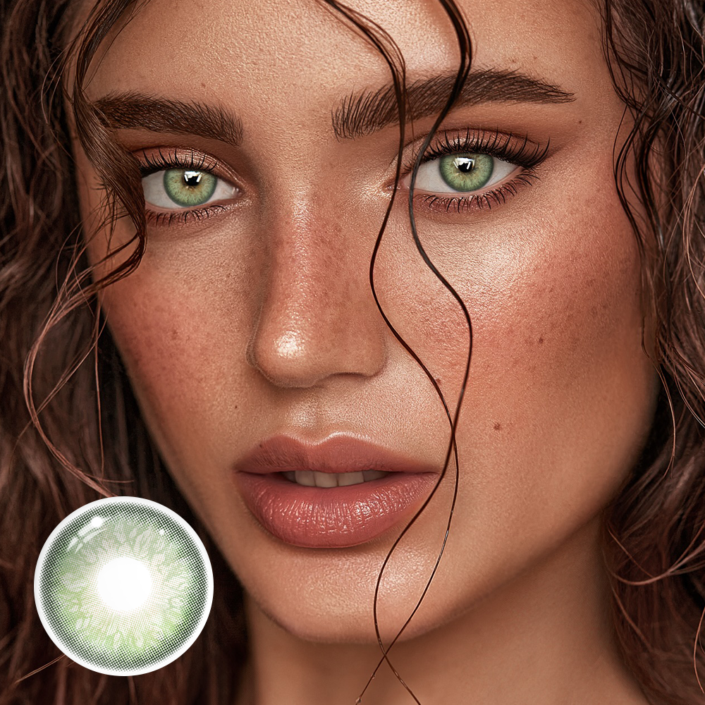 Dione Green Coloured Contact Lenses