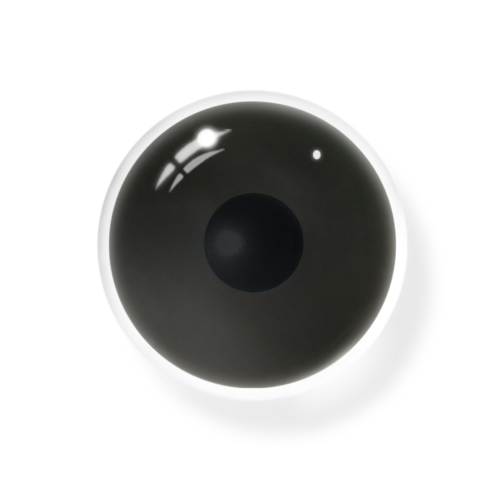 Lightbringer Medium Black Prosthetic Lenses