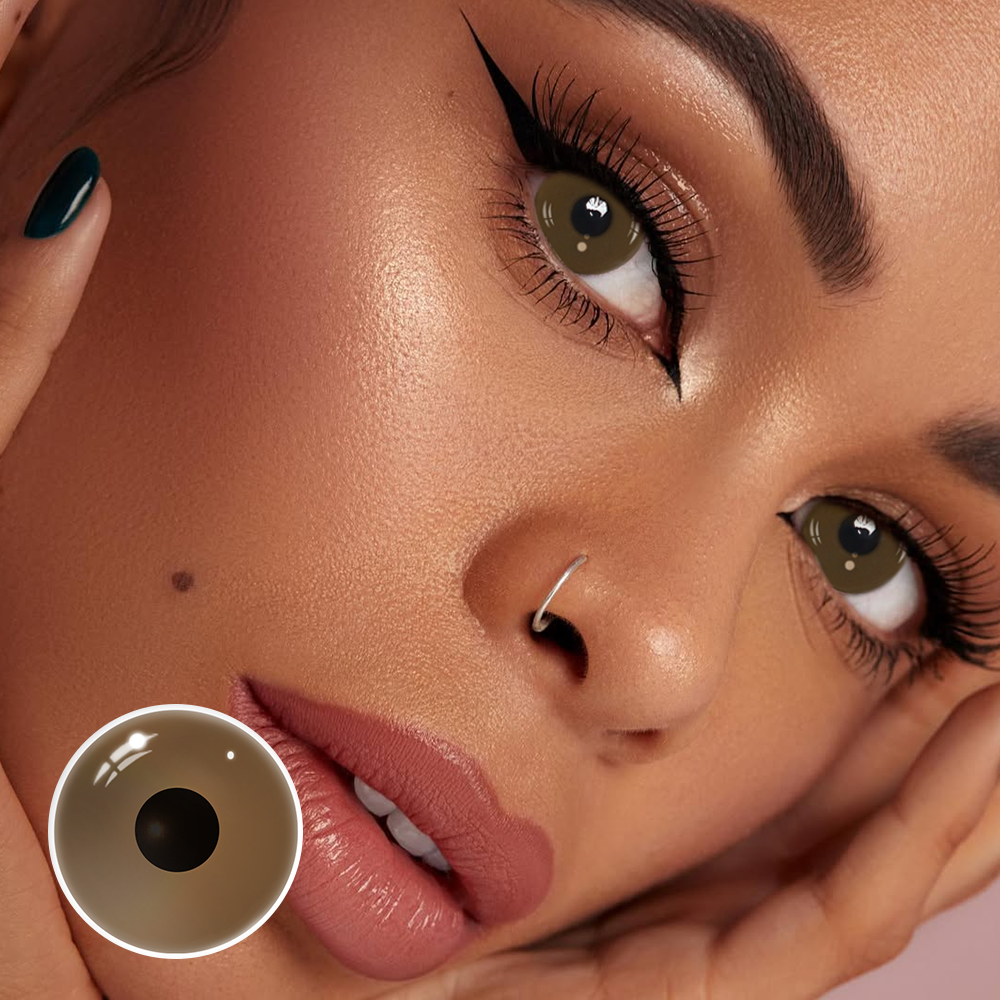 Lightbringer Deep Brown Prosthetic Lenses