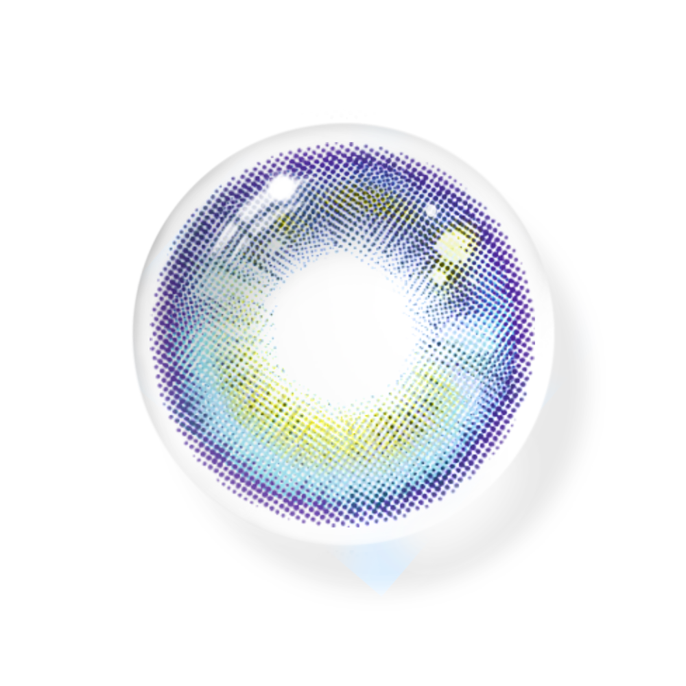 Yari Blue Prescription Coloured Contact Lenses