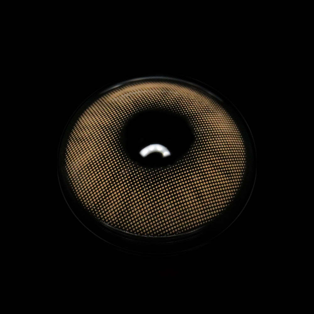 Hidrocor Ocre Brown Prescription Coloured Contact Lenses