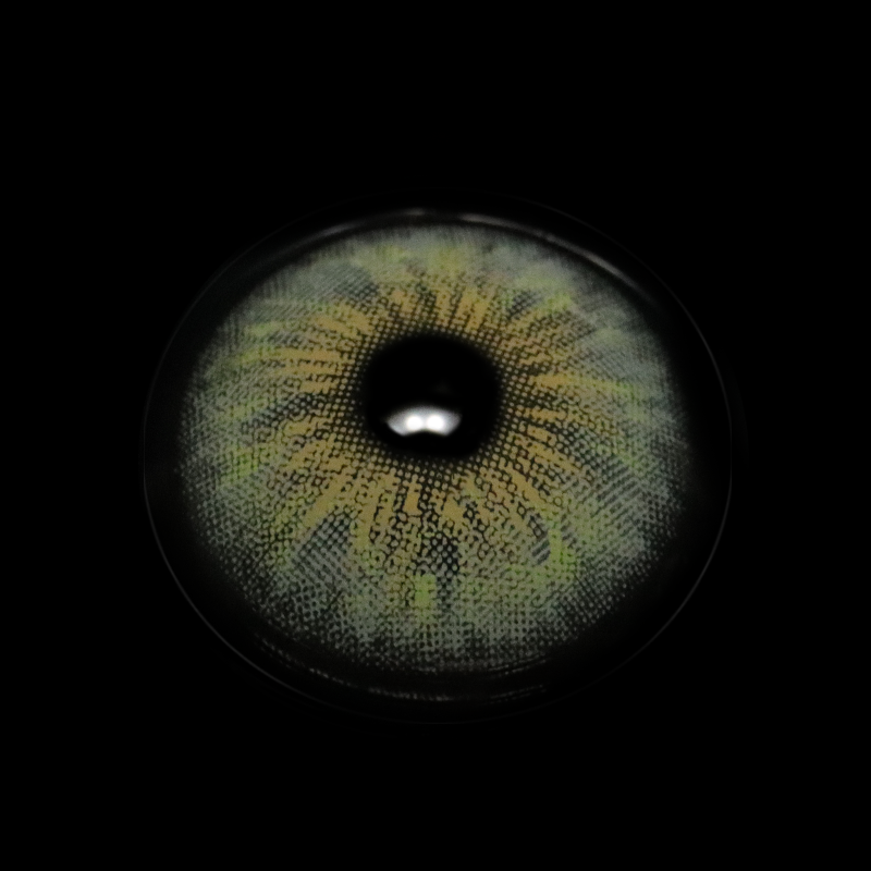 Cyrene Amber Gray Prescription Coloured Contact Lenses