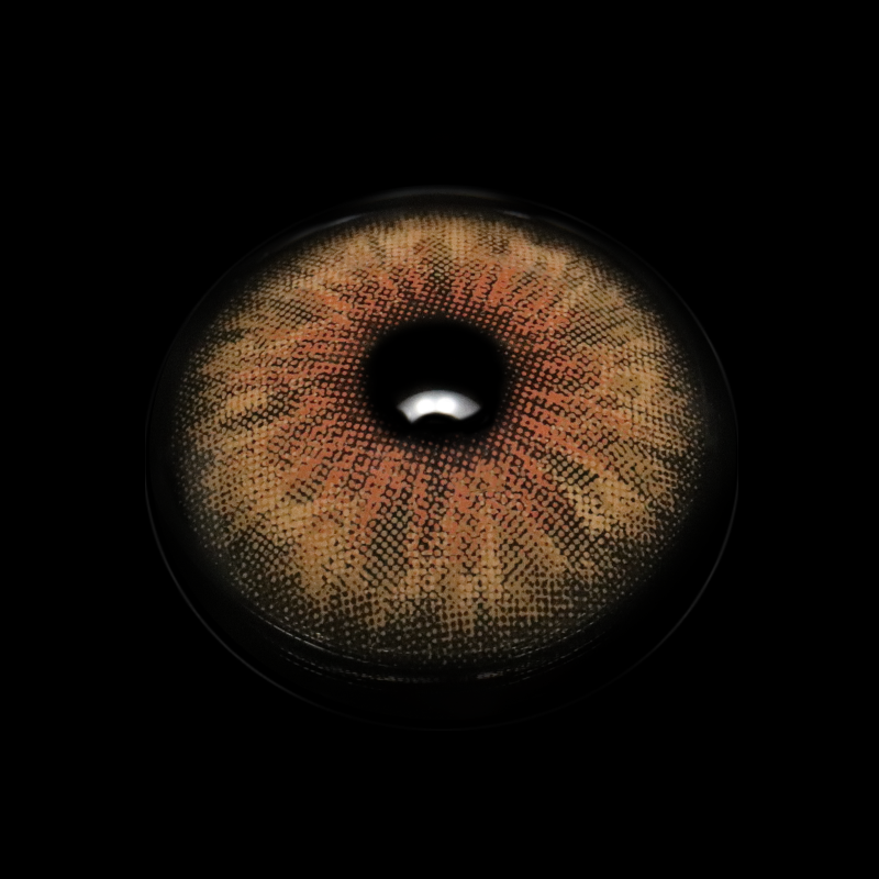 Cyrene Hazel Prescription Coloured Contact Lenses