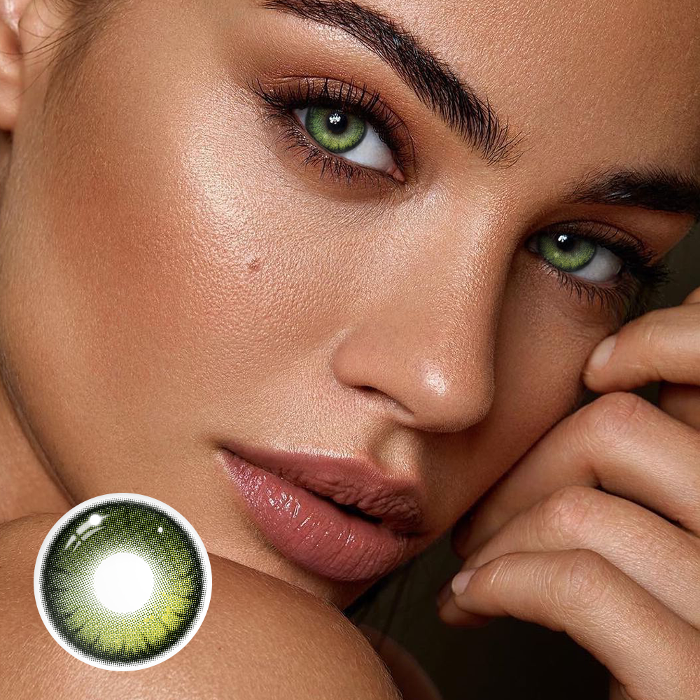Yaqoot Green Coloured Contact Lenses