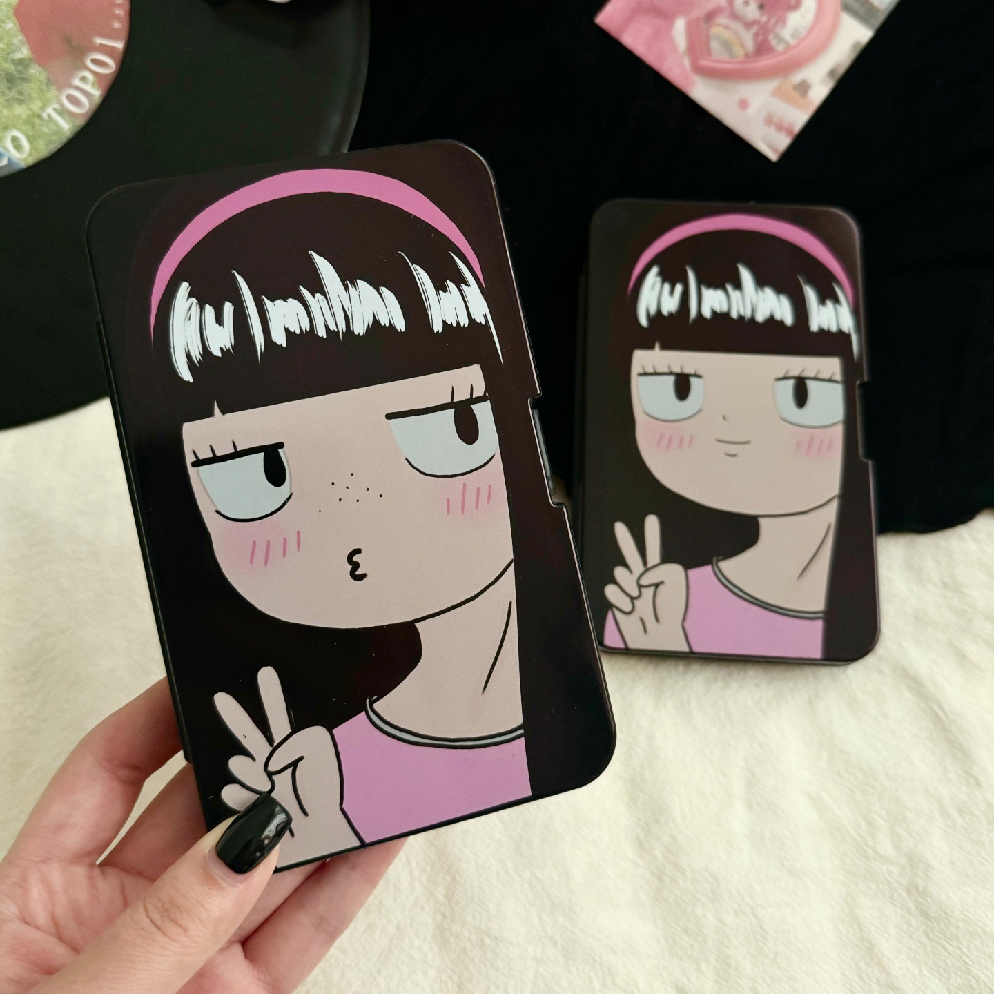 Sassy Girl Coloured Contact Lens Case