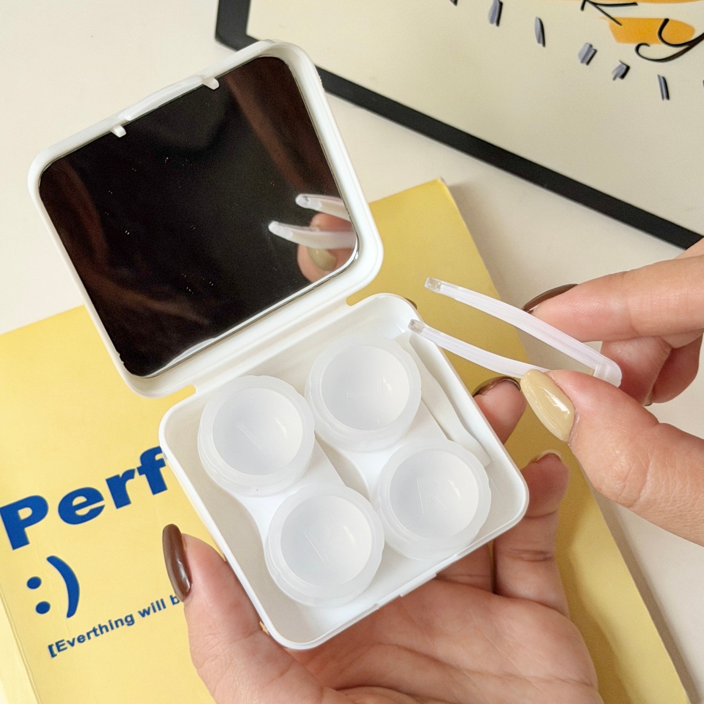 Kawaii Cute Animal Coloured Contact Lens Case