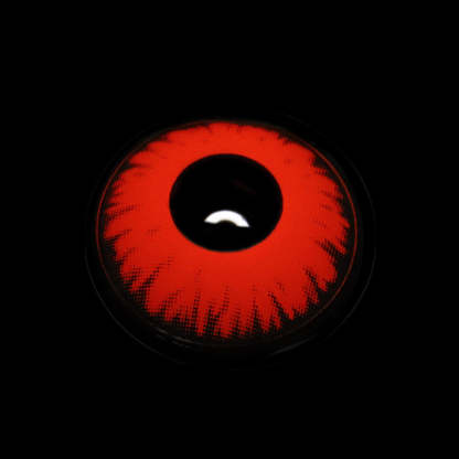 Cosplay Lucifer's Eye Red Prescription Coloured Contact Lenses