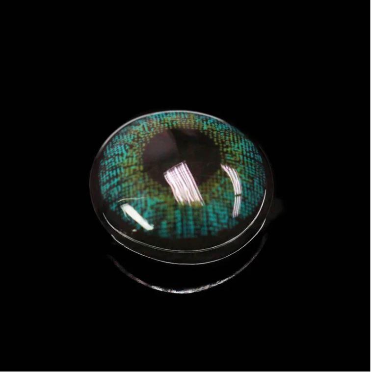New 3-Tone Blue Coloured Contact Lenses