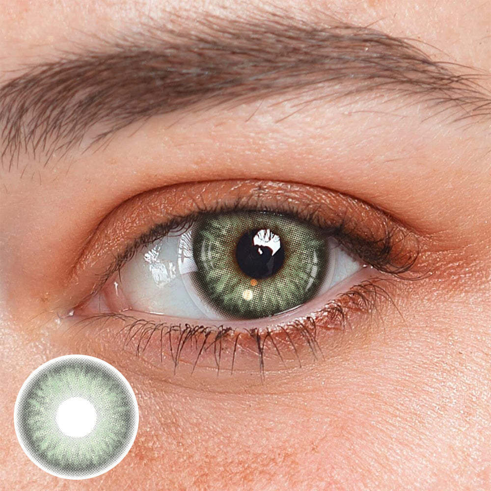 Helena Green Coloured Contact Lenses