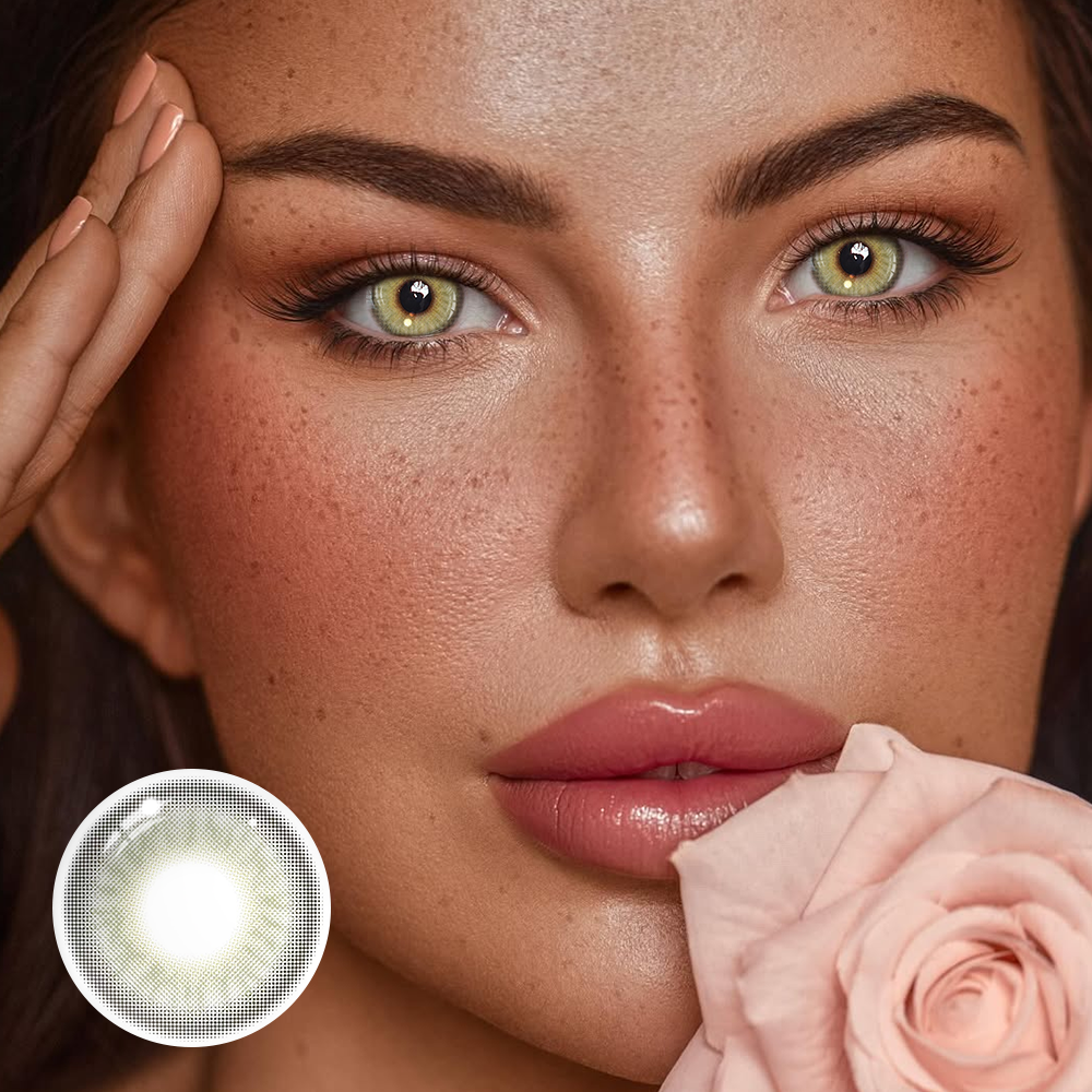 Himalaya Light Green Prescription Coloured Contact Lenses