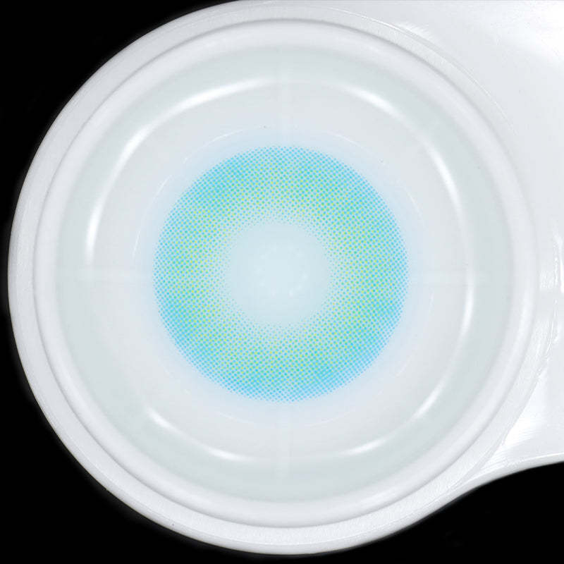 Polar Light Blue Prescription Coloured Contact Lenses