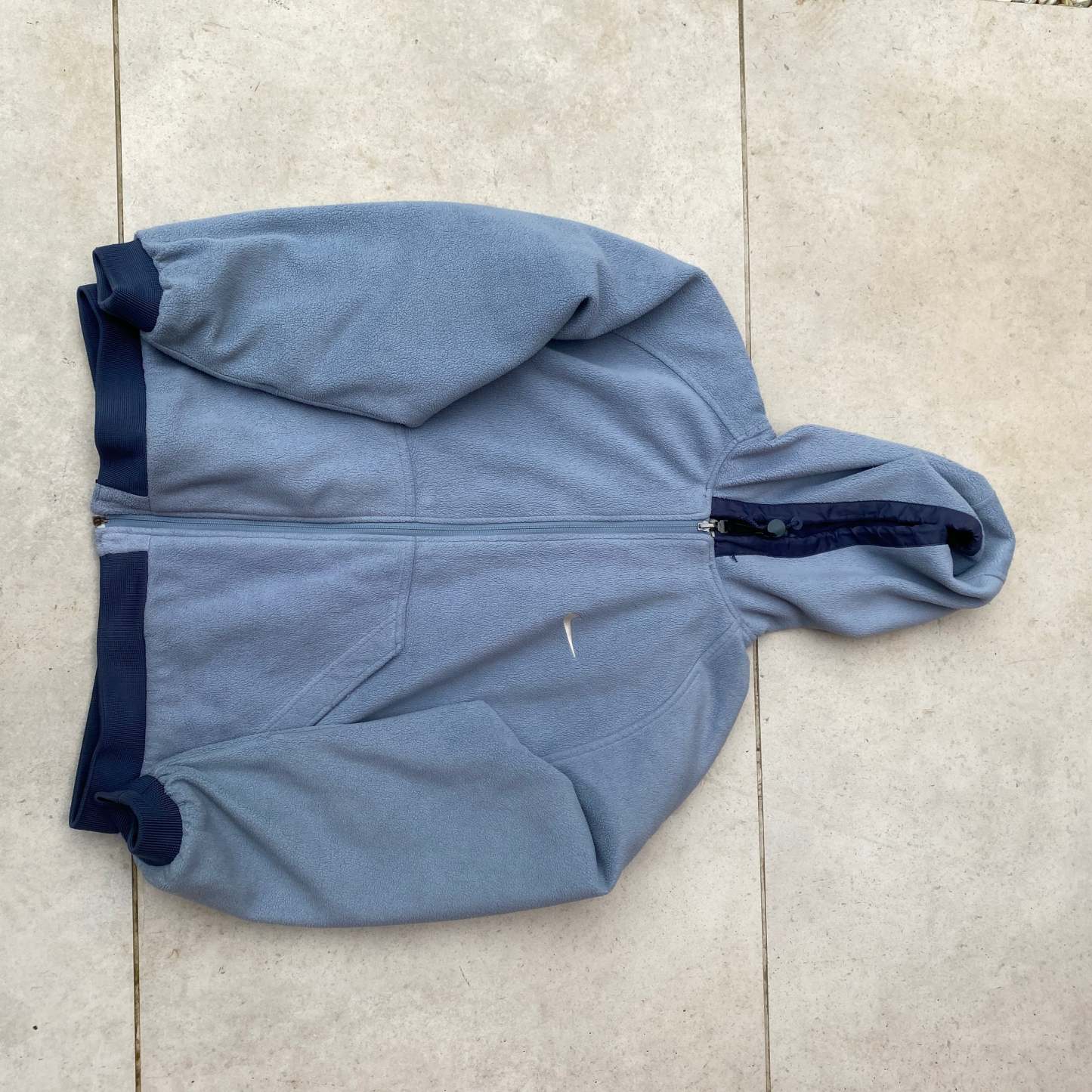 2000'sReversible Fleece Coat Jacket Blue
