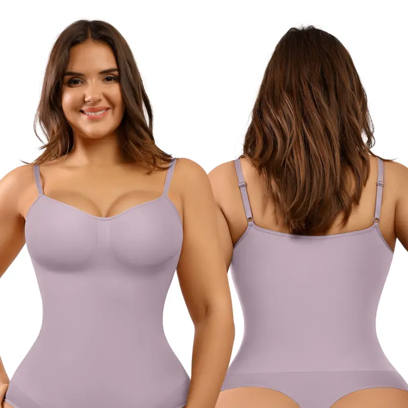 Women's Seamless Shapewear Bodysuit – Slimming, Breathable, Thong – Soft Comfort Fit