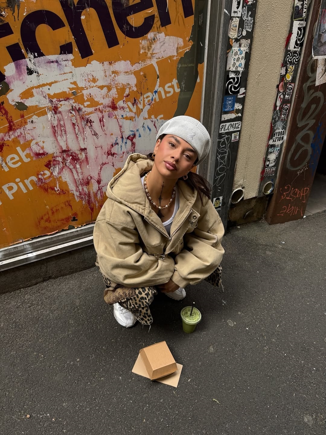 15OZ CANVAS CLASP BOMBER JACKET | KHAKI