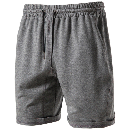 Men's Casual Washed Terry Sports Shorts