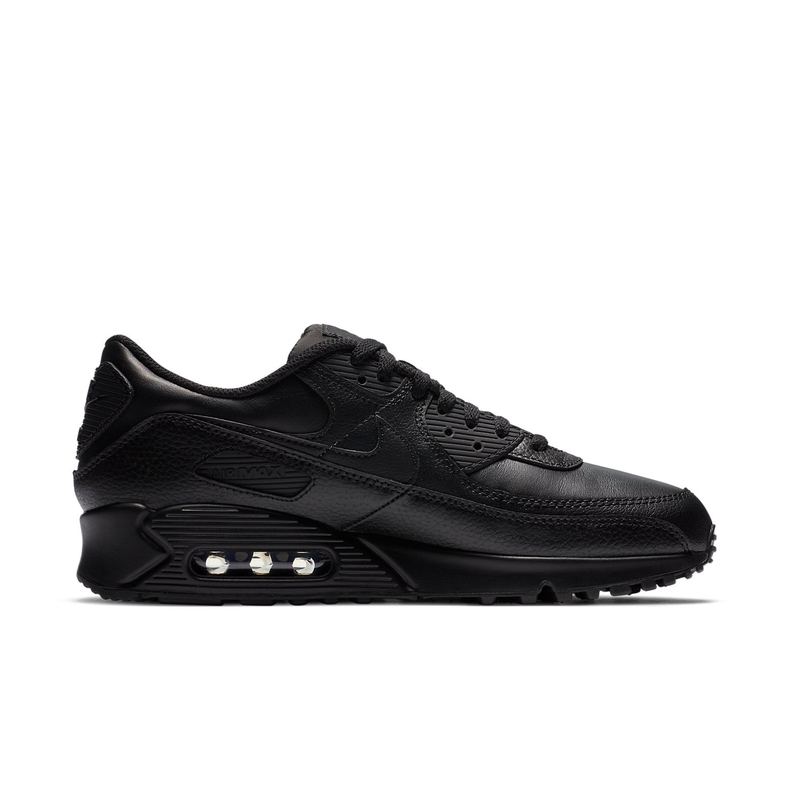 niqdfke Air Max 90 Cuir 'Triple Noir' CZ5594-001