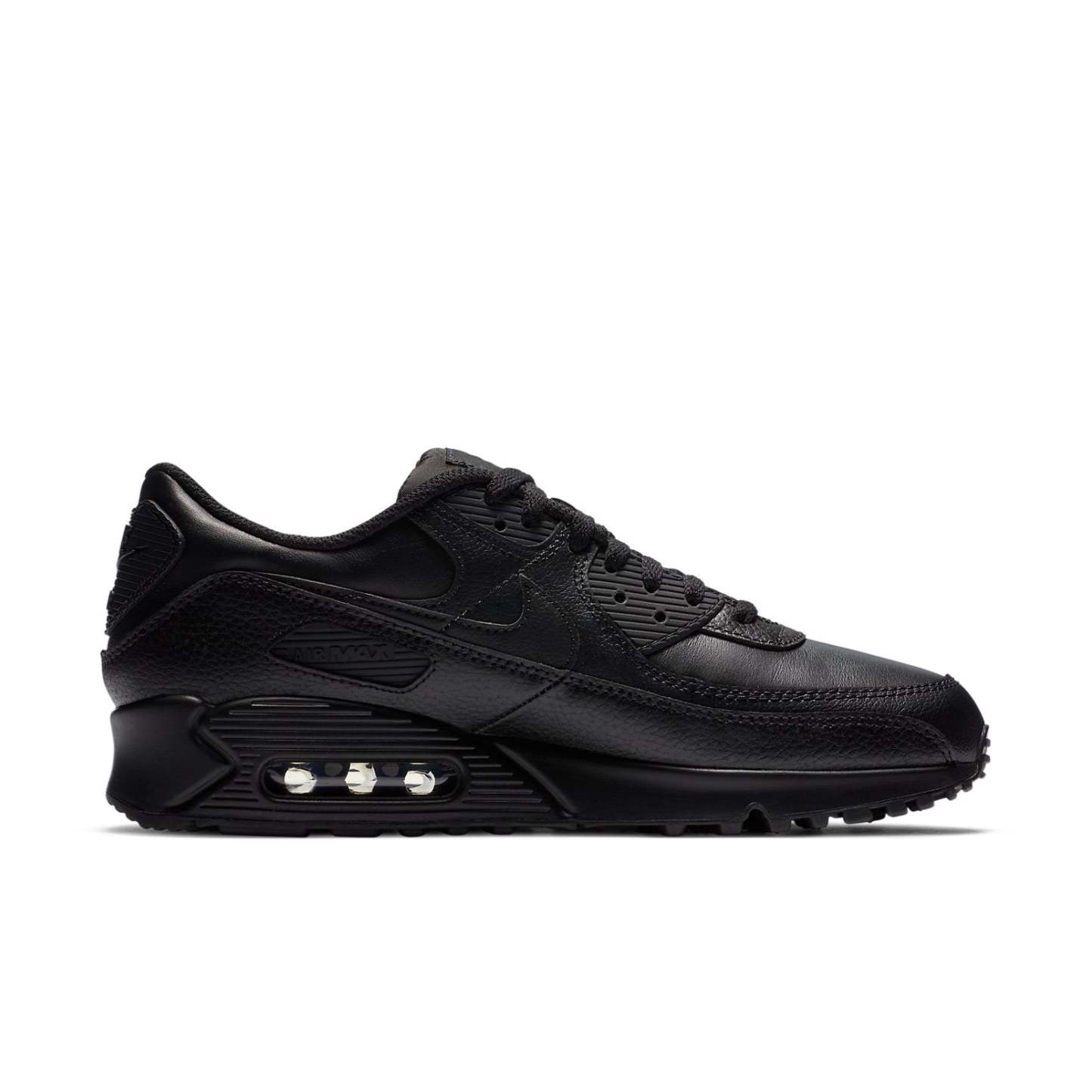 niqdfke Air Max 90 Cuir 'Triple Noir' CZ5594-001
