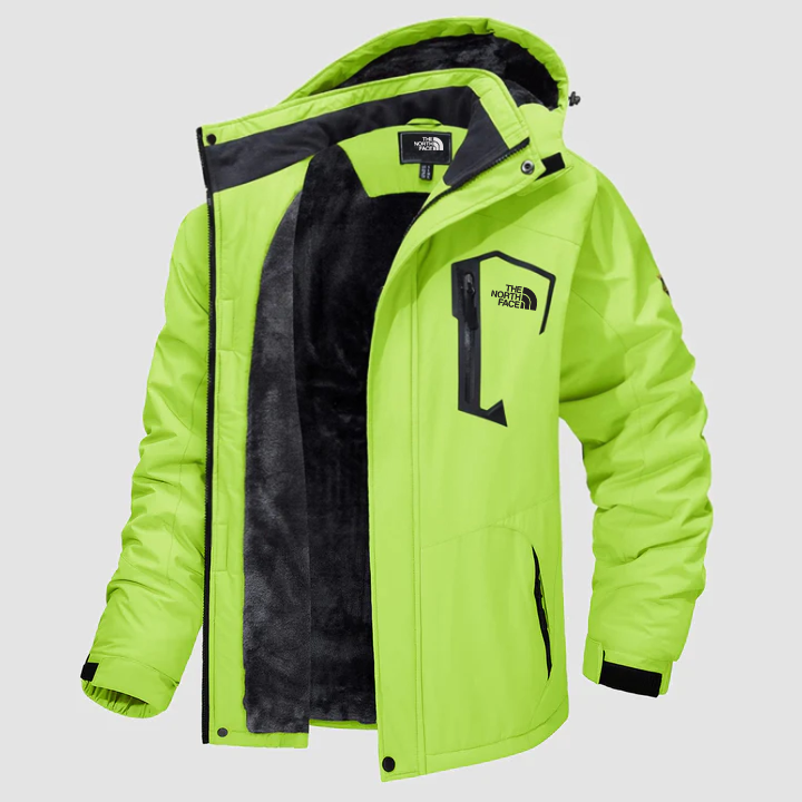 🔥Men's Heavy Storm Waterproof Rain Jacket The Noqdfrth Face