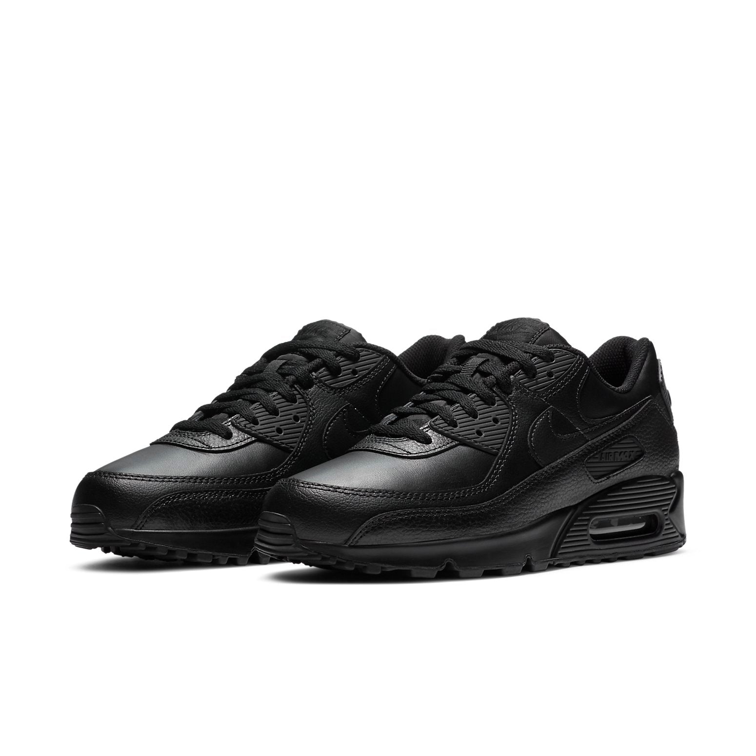 niqdfke Air Max 90 Cuir 'Triple Noir' CZ5594-001