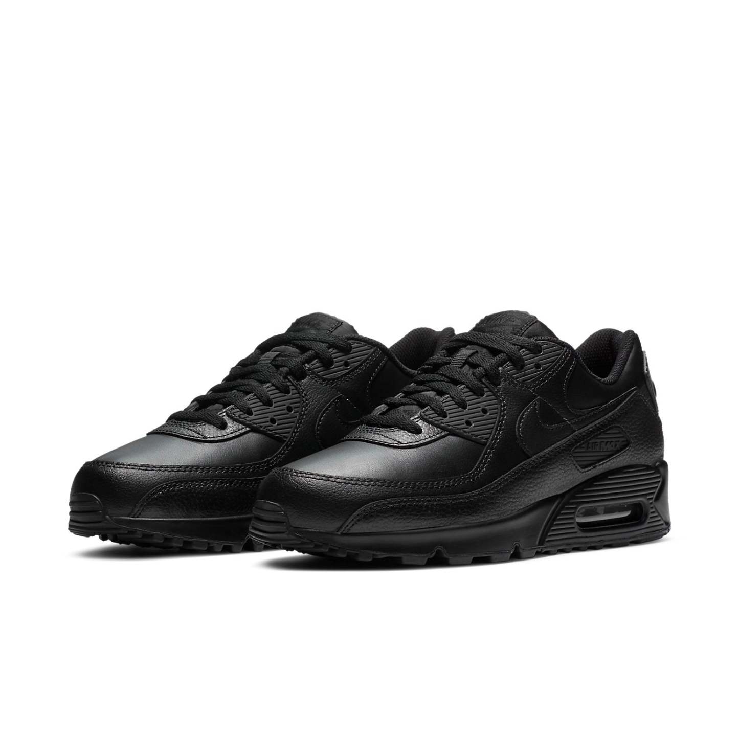 niqdfke Air Max 90 Cuir 'Triple Noir' CZ5594-001