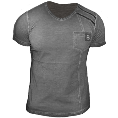 Men's Outdoor Printed Training Short Sleeve T-Shirt