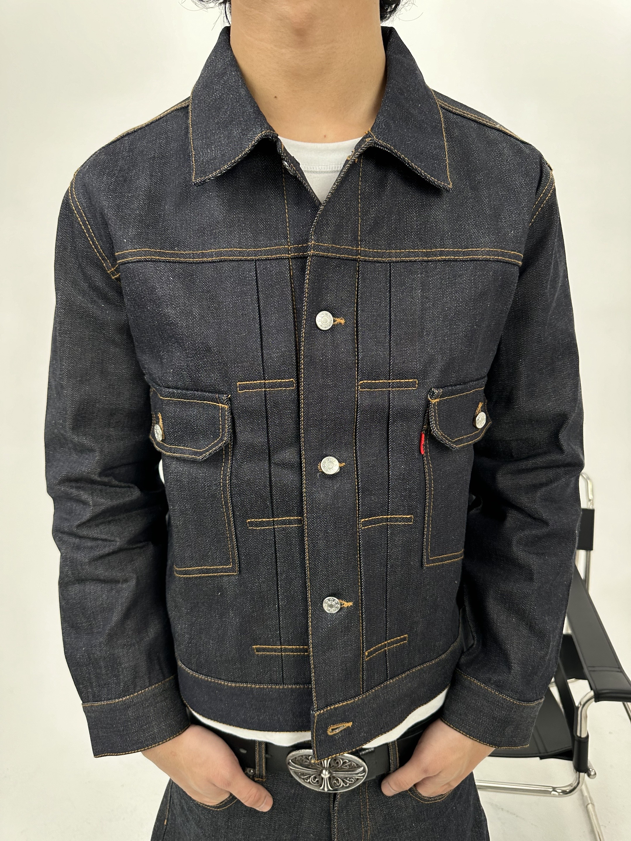 DARK INDIGO DENIM JACKET
