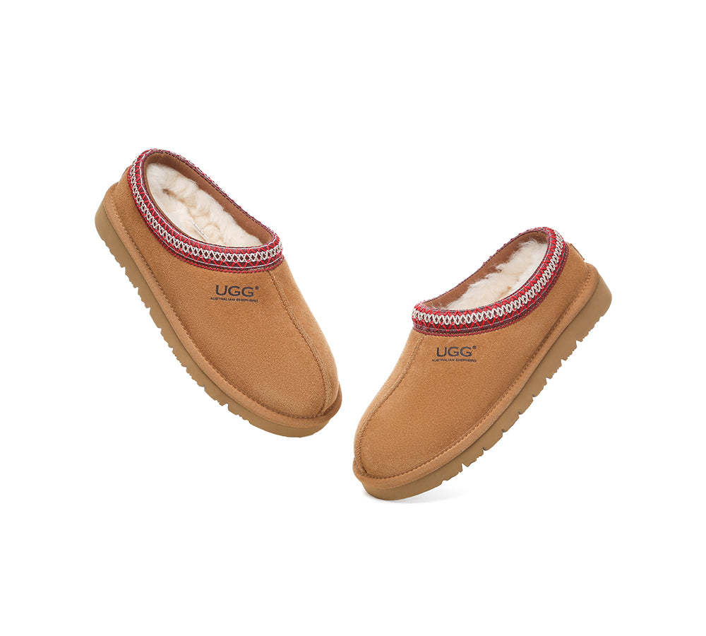 🔥AUSTRALIAN SHEPHERD® UGG Slippers Sheepskin Wool Ankle Tazzy Hippie