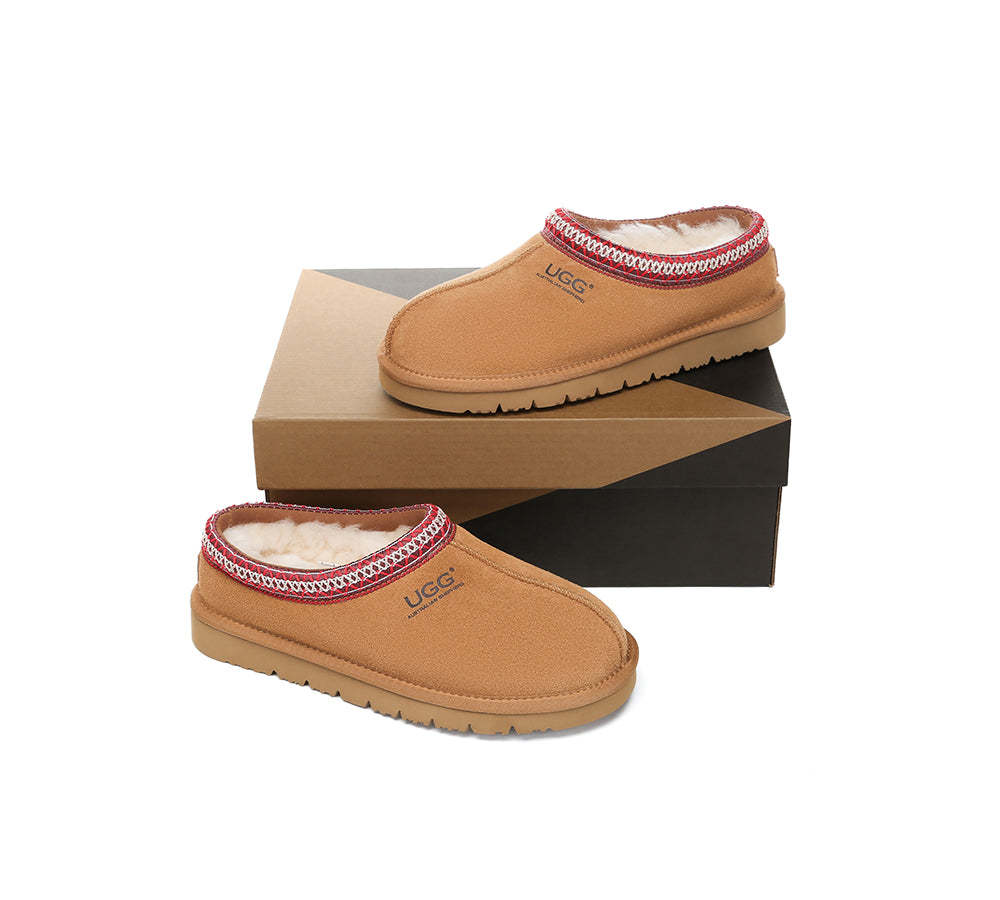 🔥AUSTRALIAN SHEPHERD® UGG Slippers Sheepskin Wool Ankle Tazzy Hippie