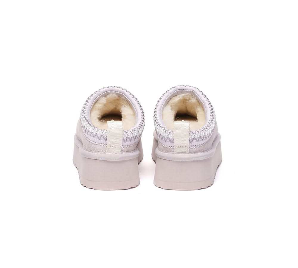 🔥AUSTRALIAN SHEPHERD® UGG Slippers Sheepskin Wool Ankle Platform Tazzy Tay