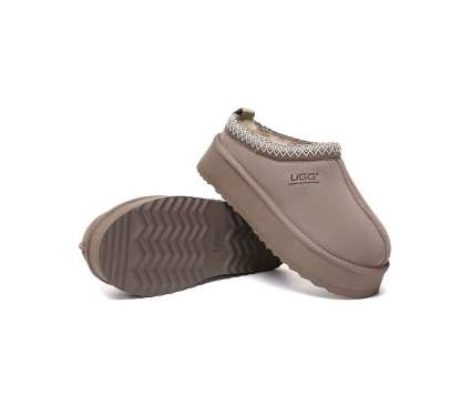 🔥AUSTRALIAN SHEPHERD® UGG Slippers Sheepskin Wool Ankle Platform Tazzy Tay