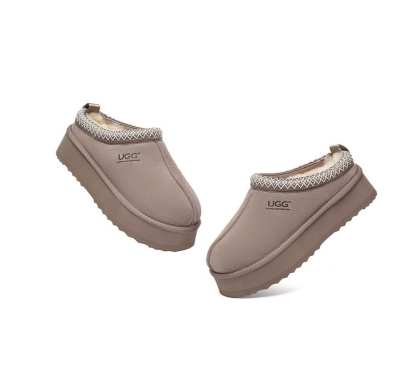 🔥AUSTRALIAN SHEPHERD® UGG Slippers Sheepskin Wool Ankle Platform Tazzy Tay