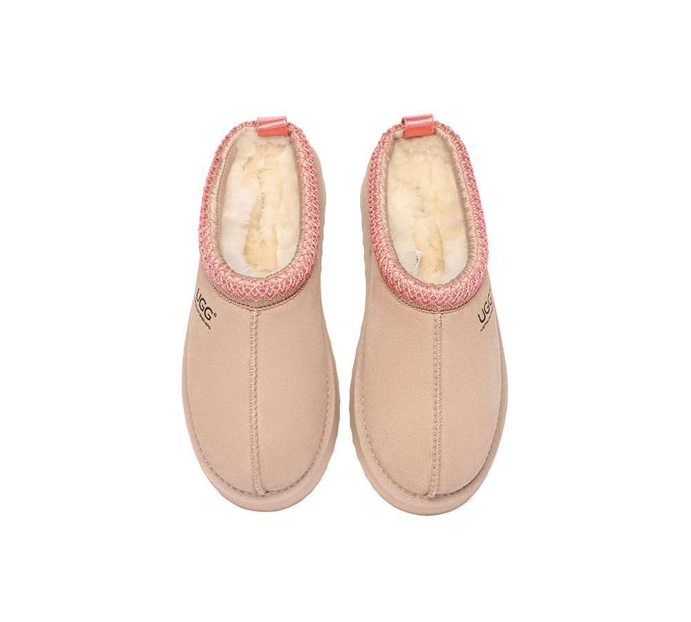 🔥AUSTRALIAN SHEPHERD® UGG Slippers Sheepskin Wool Ankle Platform Tazzy Tay